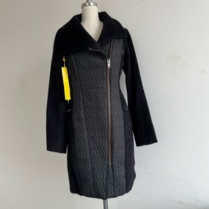 Catherine Malendrino Fur Quilted Coat